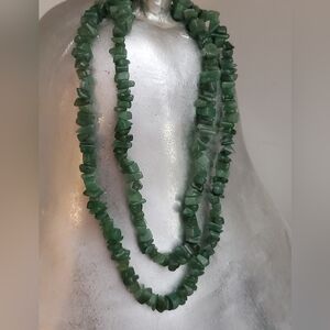 Motherload Jade-Necklace, Weighty,Gorgeous Green Variation Shades,Natural